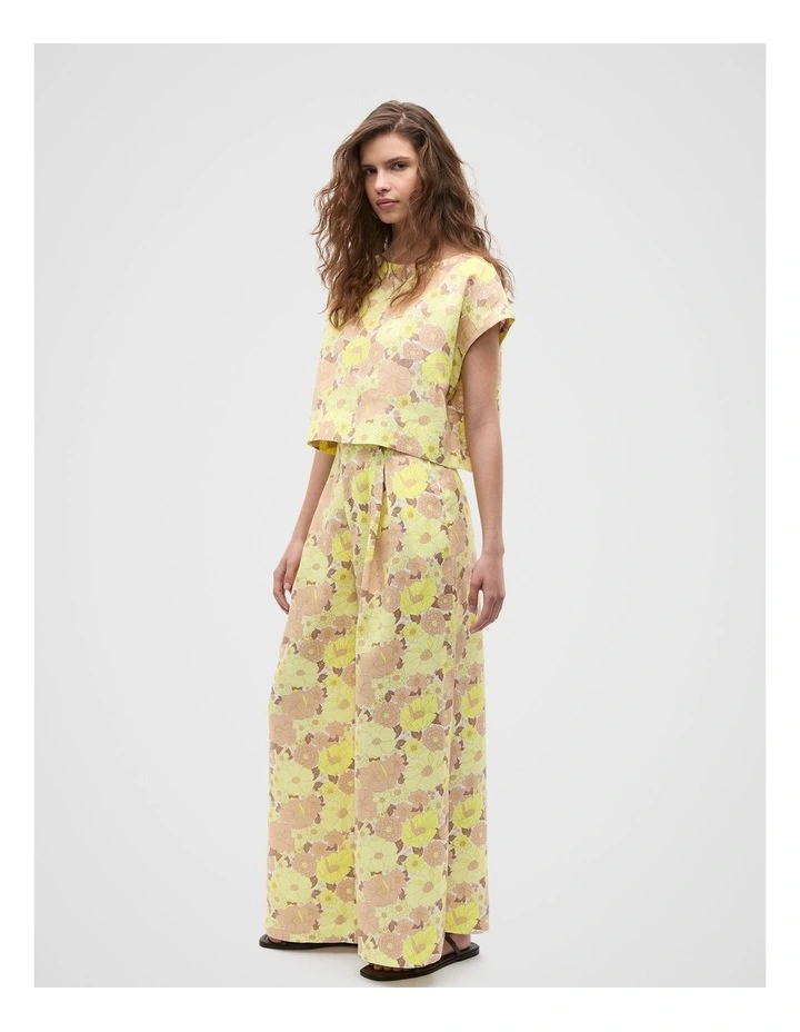 Linen Vintage Floral Pant image 4