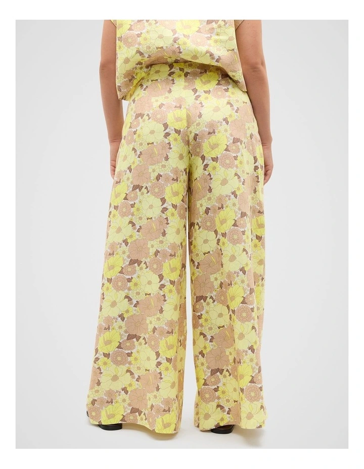 Linen Vintage Floral Pant image 6