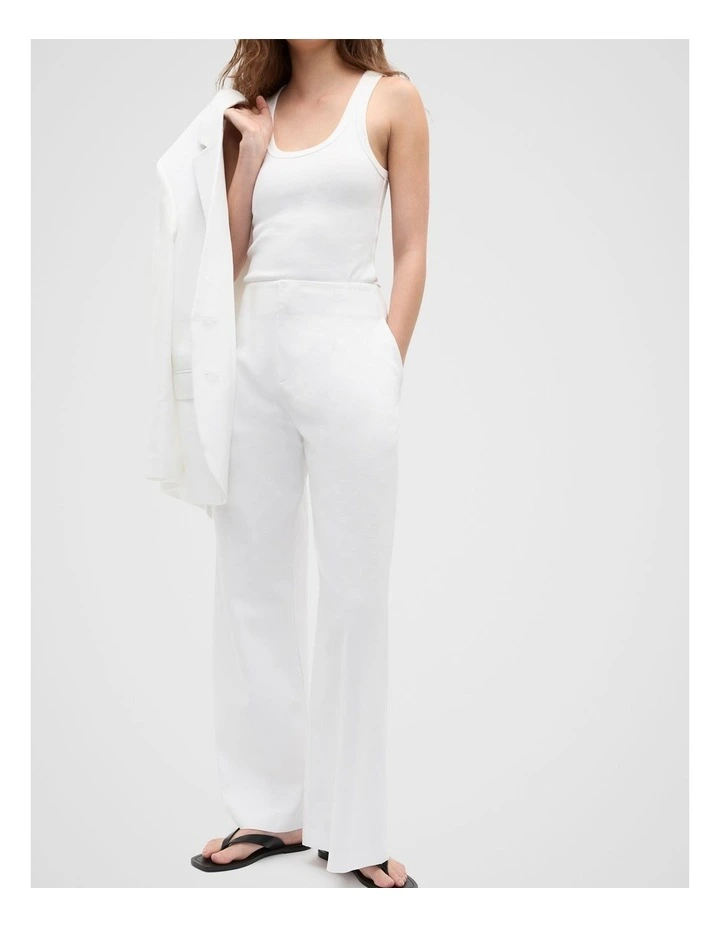 Tailored Pant in Whisper White image 1