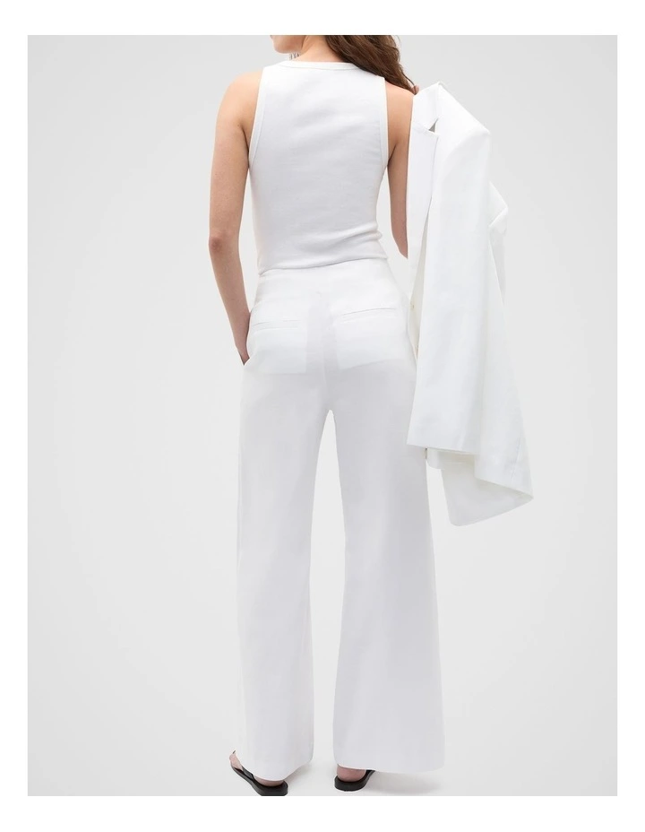 Tailored Pant in Whisper White image 2