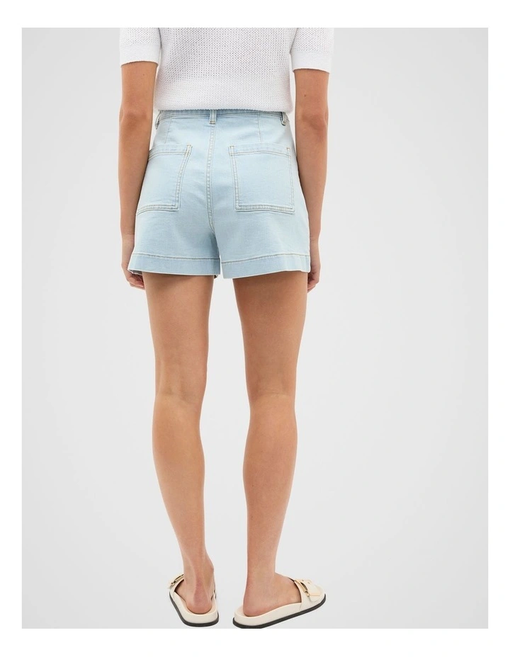 Denim Panel Short in Sky Wash image 2