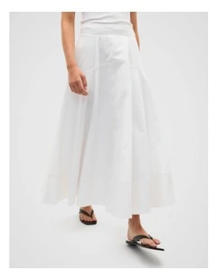 Voluminous Skirt in Whisper White
