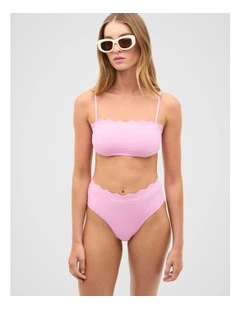 Scallop Bikini in Fairy Floss