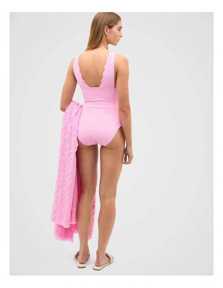 Scallop One Piece in Fairy Floss image 2
