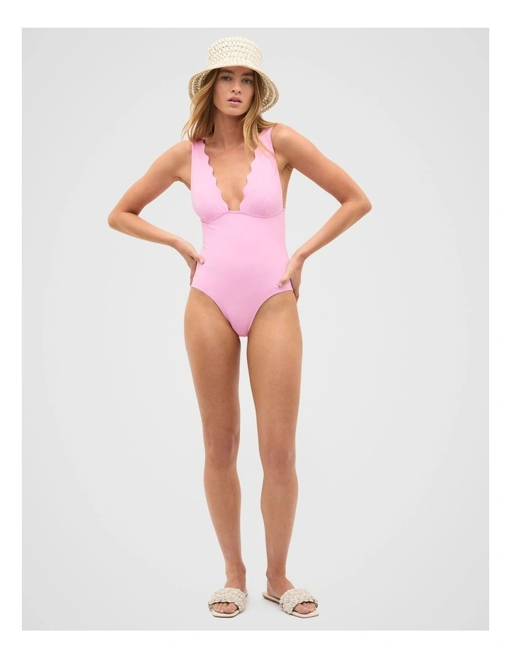 Scallop One Piece in Fairy Floss image 4
