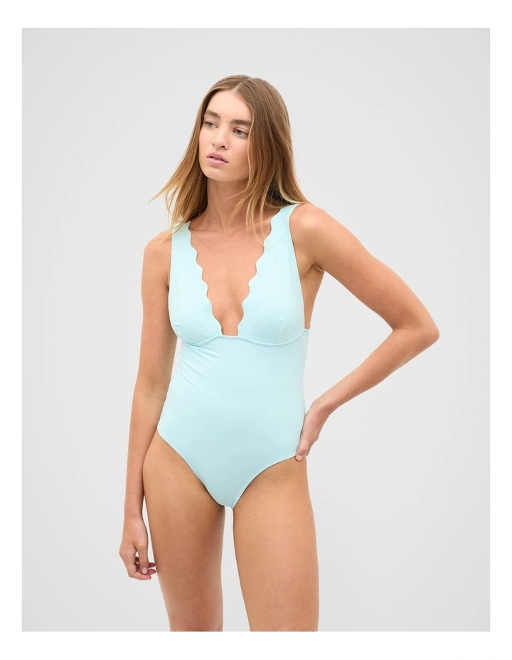 Scallop One Piece in Skyway image 1