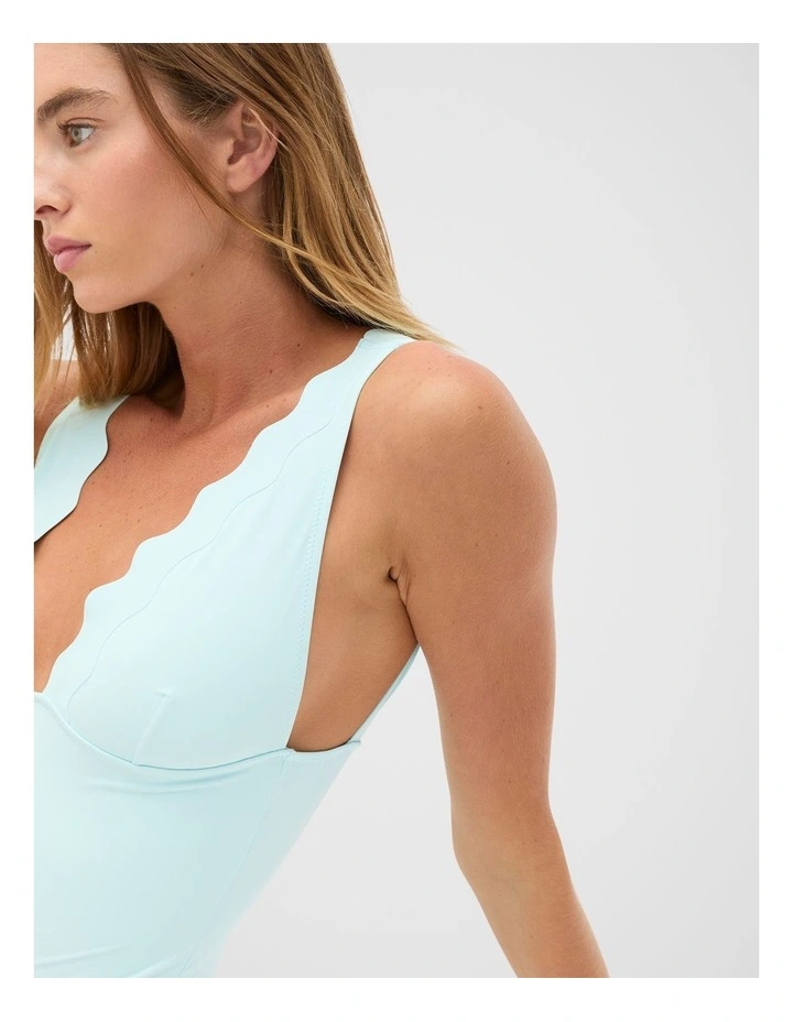 Scallop One Piece in Skyway image 3
