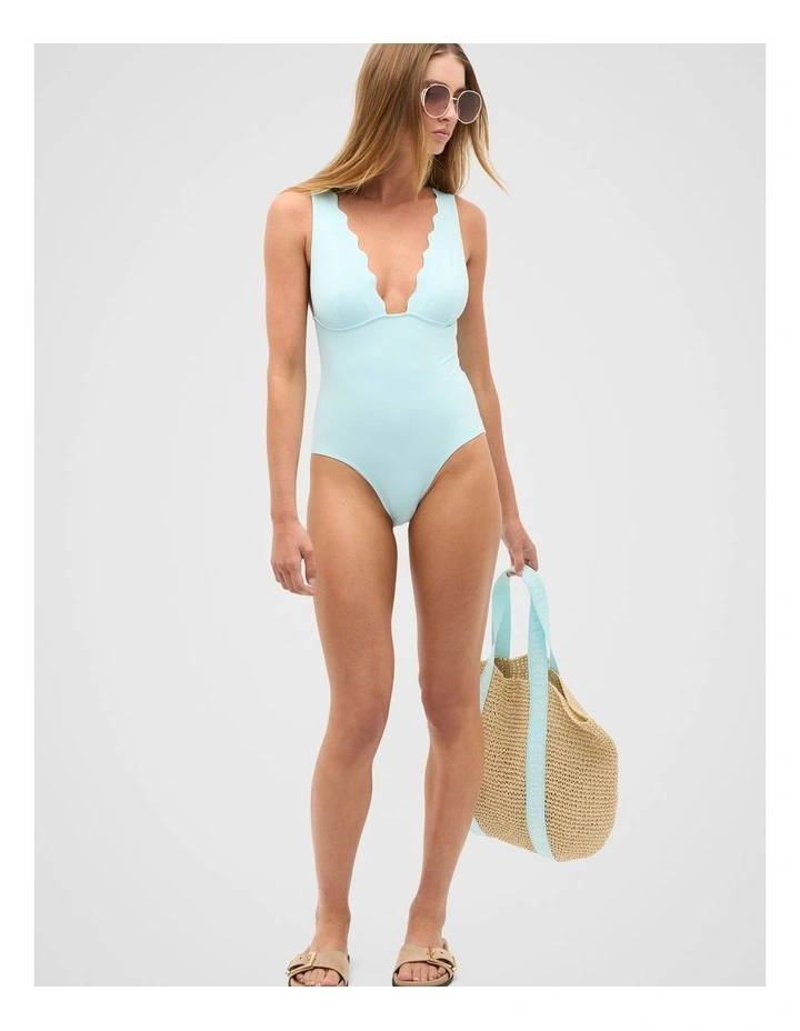 Scallop One Piece in Skyway image 4
