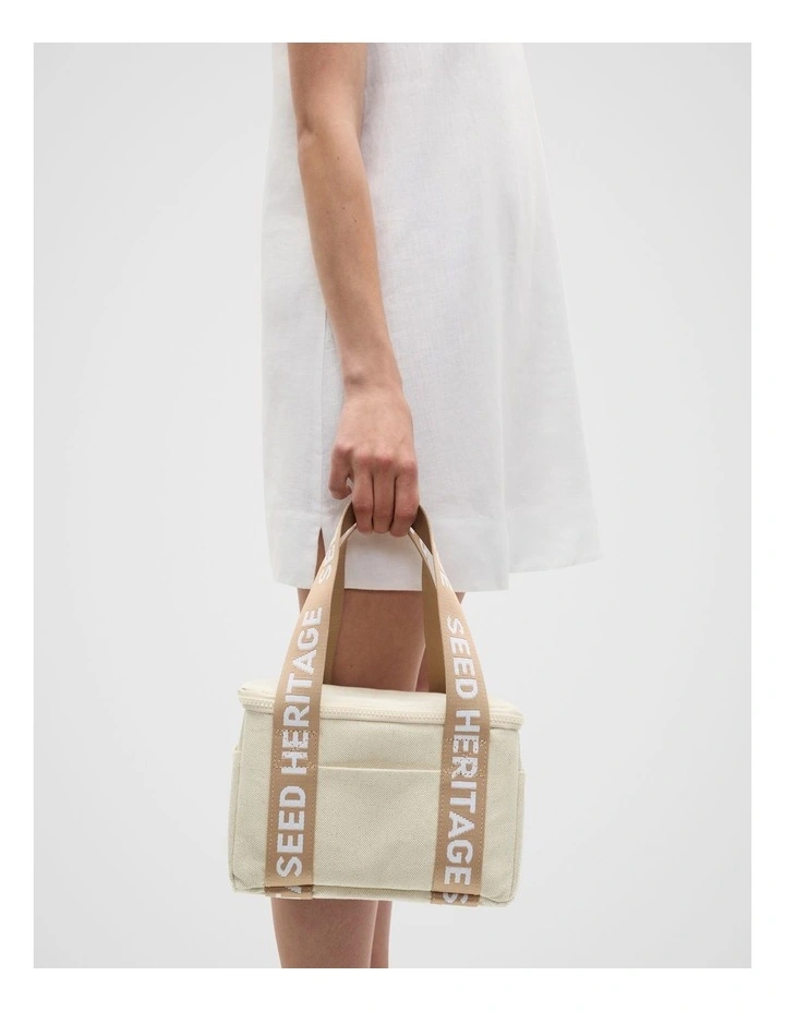 Mini Cooler Bag in Ecru image 2