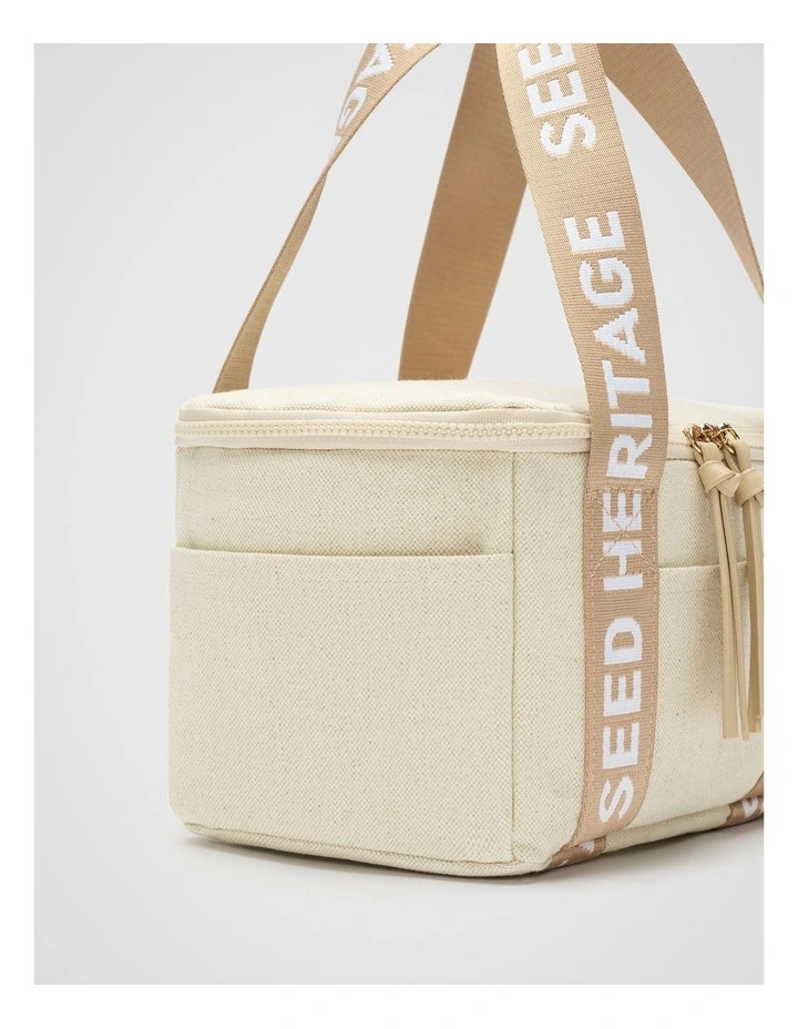 Mini Cooler Bag in Ecru image 3