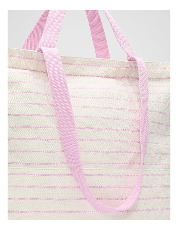 Overnight Tote in Fairy Floss Stripe image 3