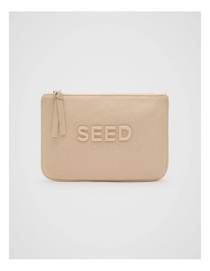 Pouch in Ecru image 1