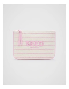 Pouch in Fairy Floss Stripe