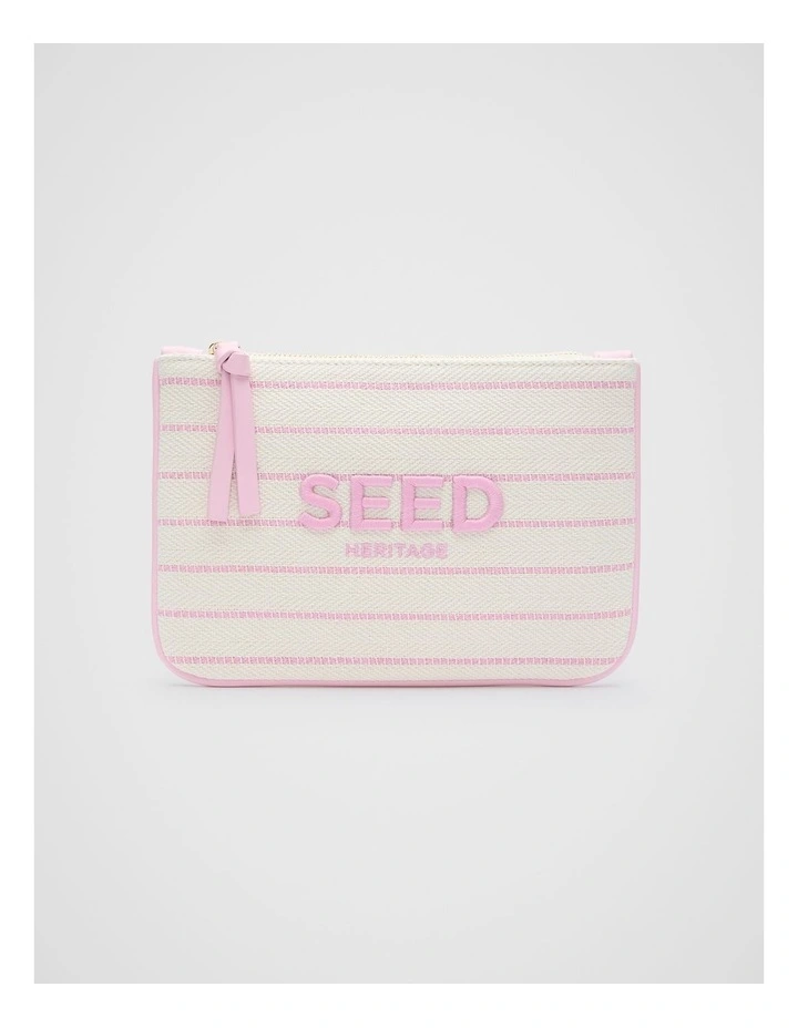 Pouch in Fairy Floss Stripe image 1