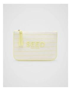 Pouch in Lemongrass Stripe
