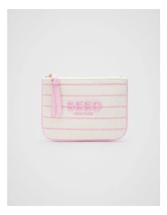 Mini Pouch in Fairy Floss Stripe