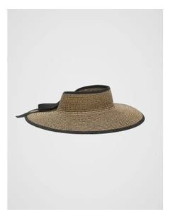 Roll Up Visor in Black
