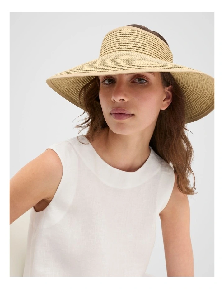 Roll Up Visor in Natural image 2