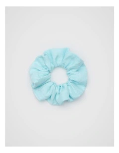 Linen Scrunchie in Skyway
