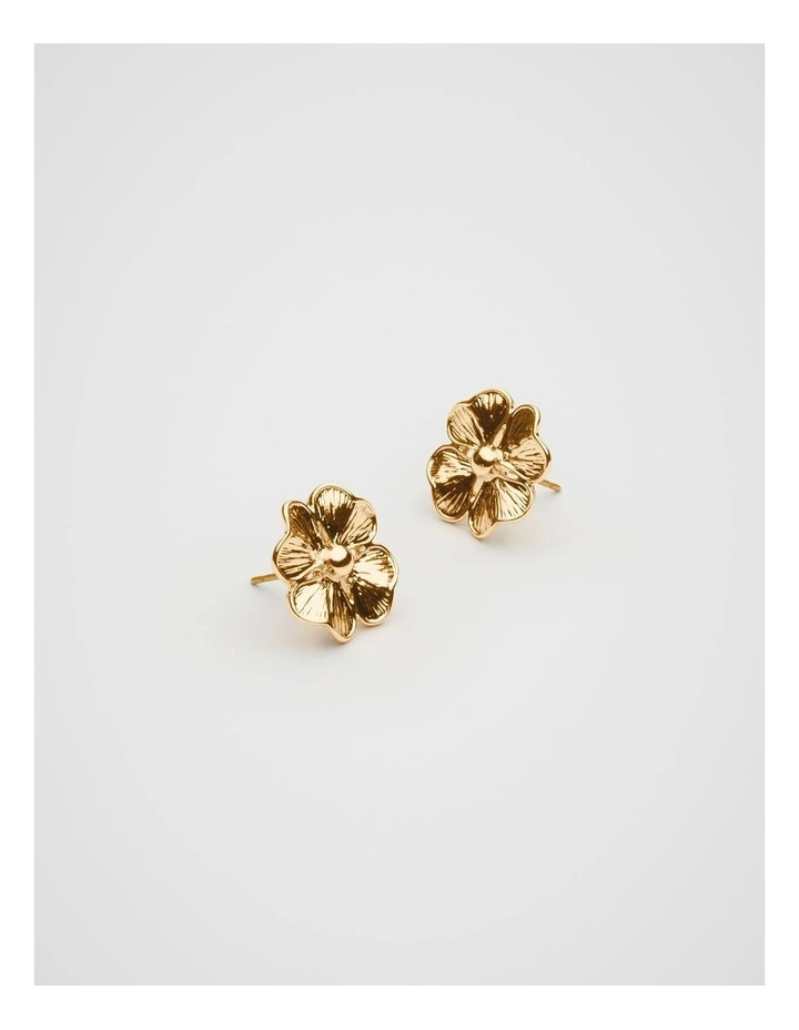 Bloom Stud Earring in Gold image 1