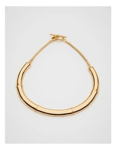 Bamboo Choker in Gold