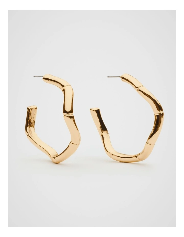 Bamboo Hoop in Gold image 1