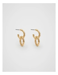 Mini Drop Earring in Gold