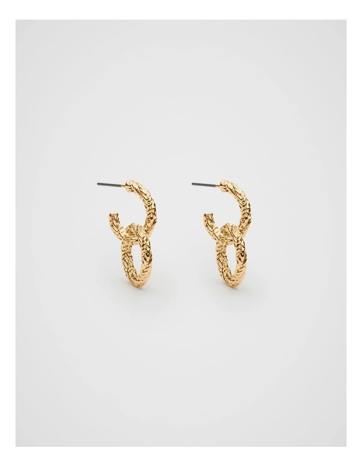 Mini Drop Earring in Gold image 1