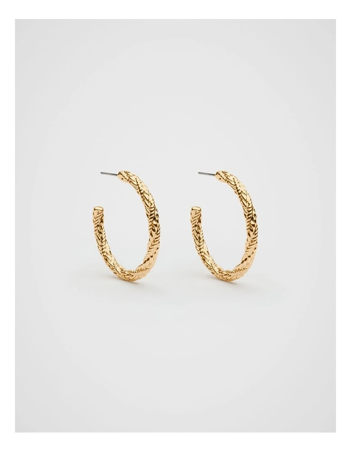 Rope Hoop in Gold image 1