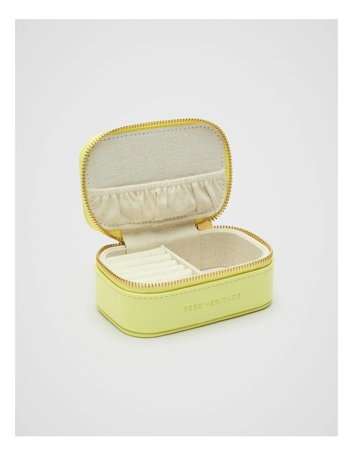 Mini Jewellery Case in Lemongrass image 2