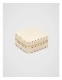 Square Jewellery Case in Natural