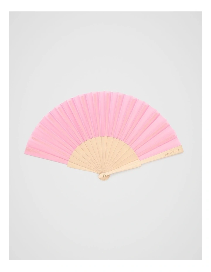 Hand Fan in Fairy Floss image 1