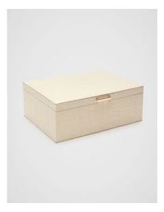Large Jewellery Box in Beige