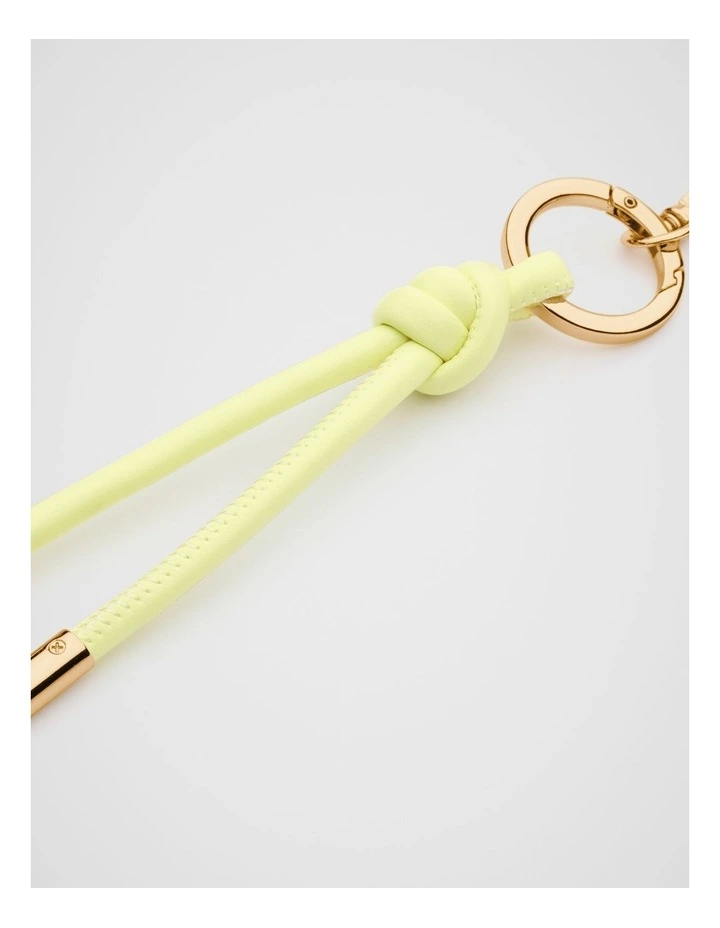 Knot Detail Keyring in Lemongrass image 2