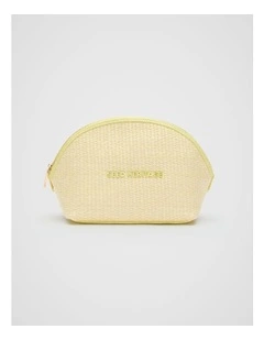 Curved Pouch in Lemongrass