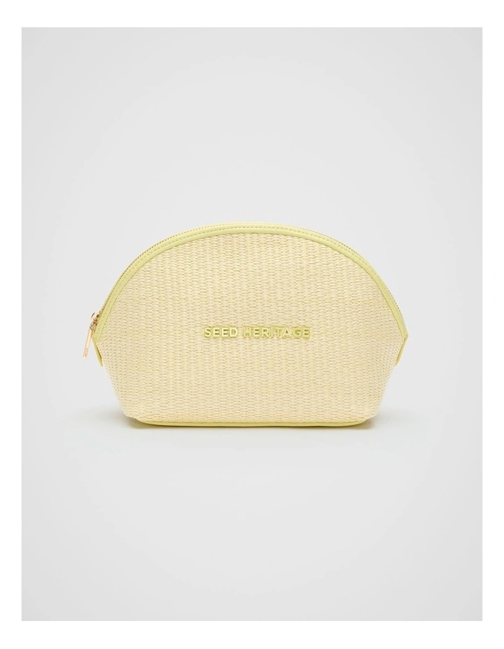 Curved Pouch in Lemongrass image 1