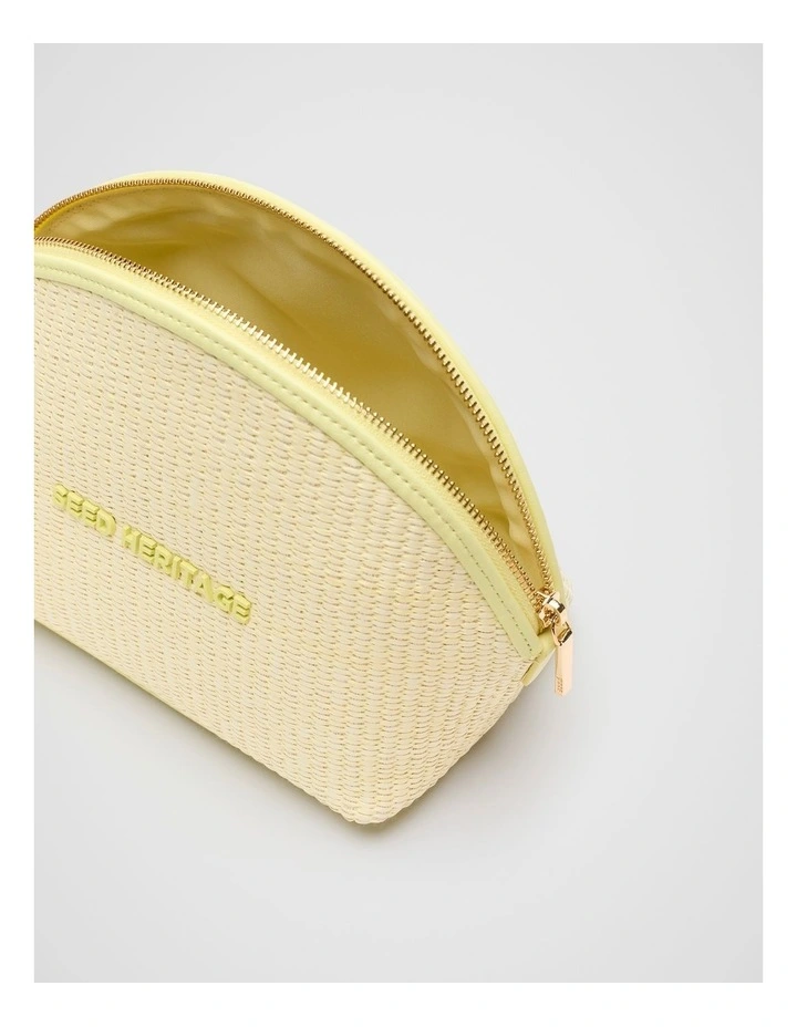 Curved Pouch in Lemongrass image 2