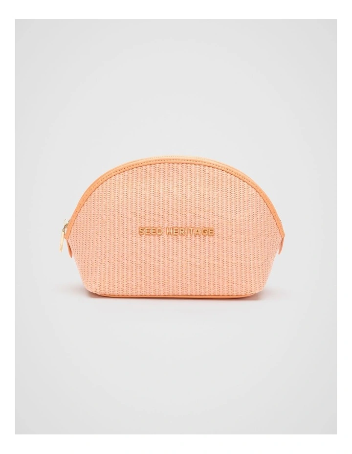 Curved Pouch in Tangerine image 1