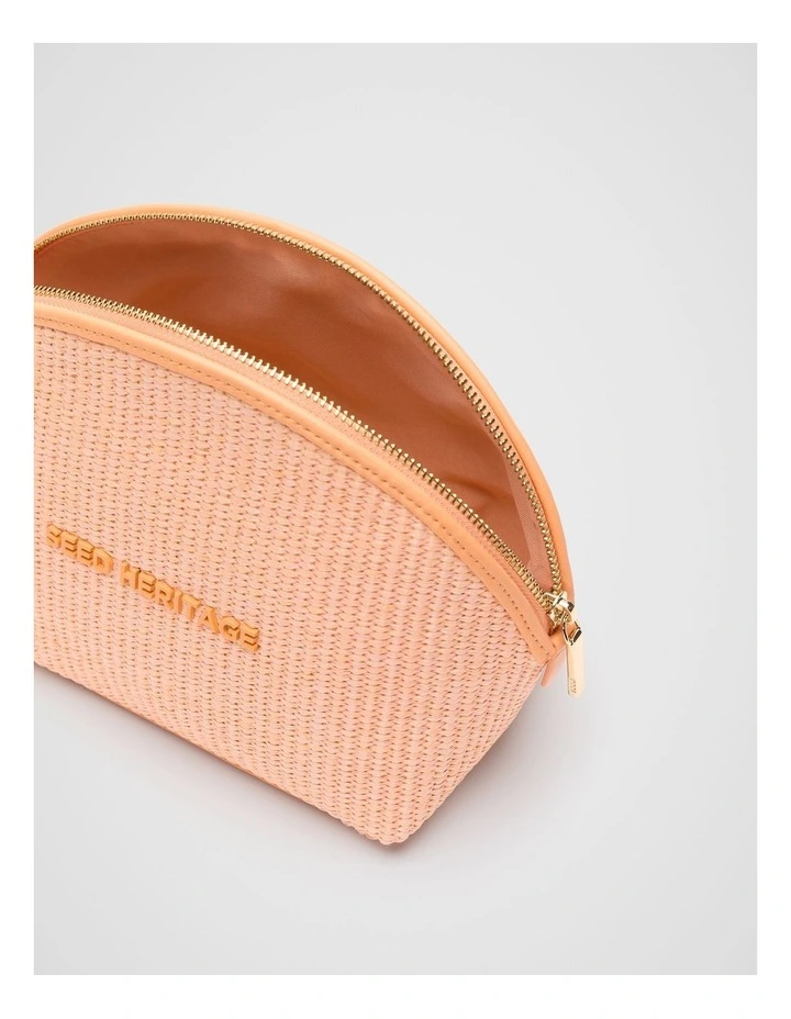 Curved Pouch in Tangerine image 2