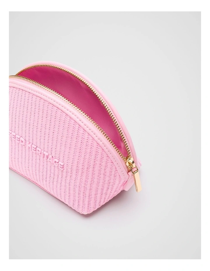 Small Curved Pouch in Fairy Floss image 2
