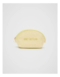 Small Curved Pouch in Lemongrass