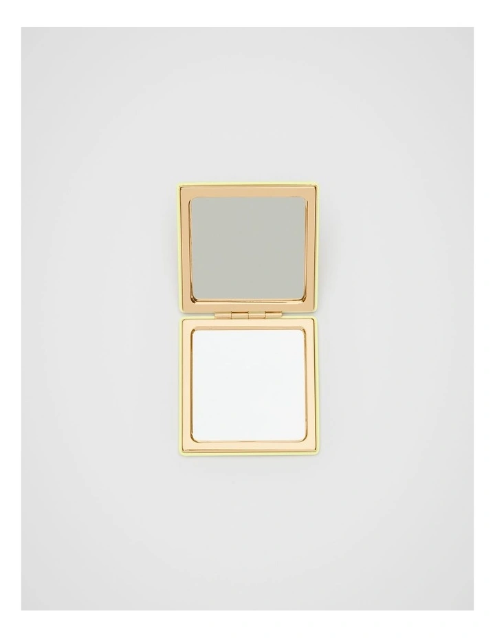 Compact Mirror in Lemongrass image 2