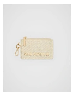 Coin Purse Keyring in Stone