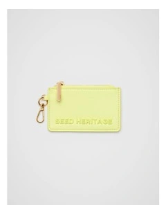 Coin Purse Keyring in Lemongrass