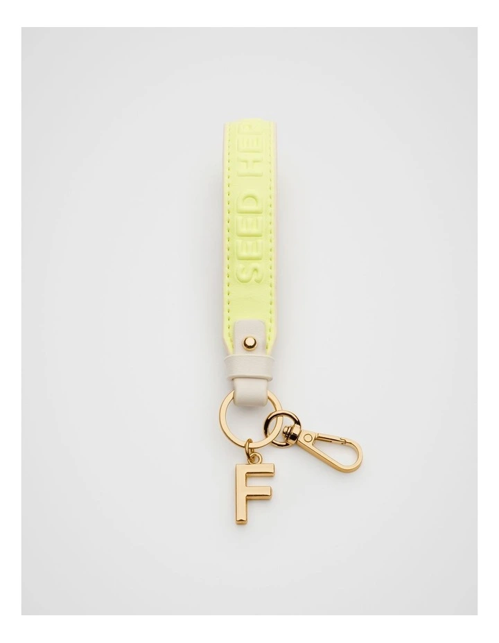 Stone F Initials Strap in Multi image 1