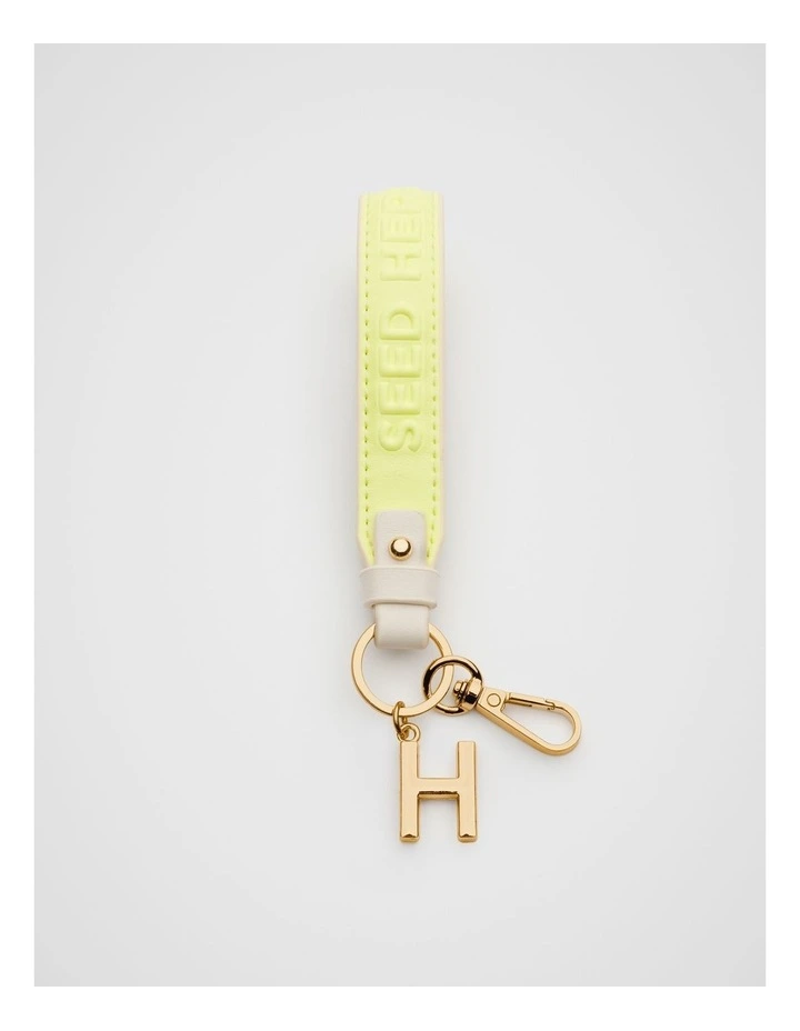 Stone H Initials Strap in Multi image 1