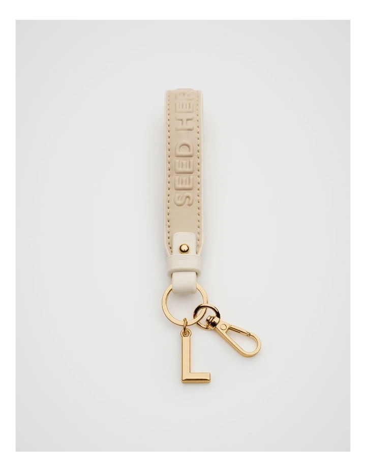 Stone L Initials Strap in Multi image 1