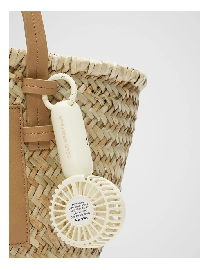 Rechargeable Fan in Stone image 2