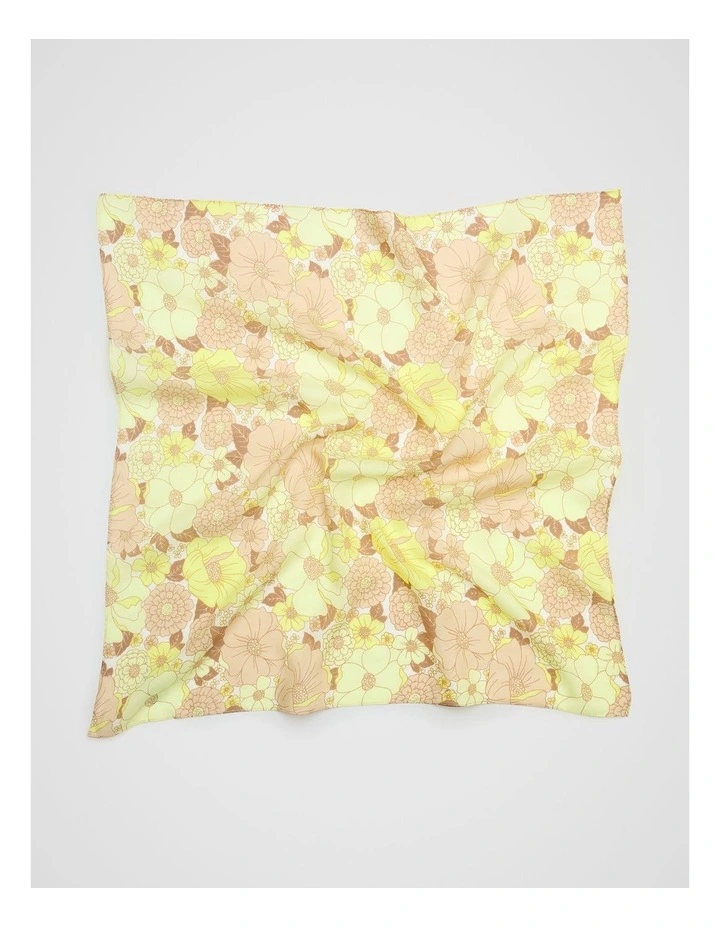 Printed Headscarf in Vintage Floral image 3