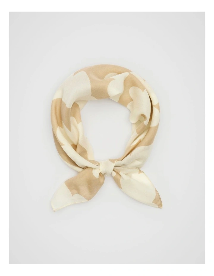 Printed Headscarf in Retro Swirl image 1